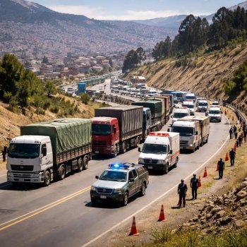 Bolivia activa corredor humanitario para romper bloqueos que aíslan a La Paz y El Alto