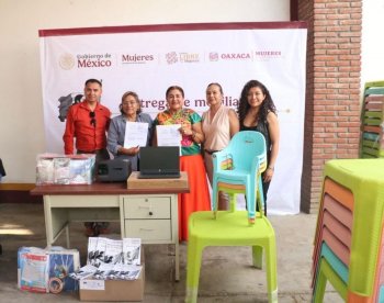 Gobierno de Oaxaca entrega mobiliario a 21 Centros LIBRE para fortalecer atención a mujeres