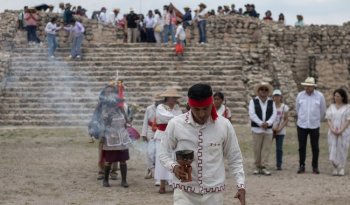 Comunidades originarias recuperan la Zona Arqueológica Cañada de la Virgen en San Miguel de Allende