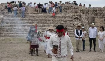 Comunidades originarias recuperan la Zona Arqueológica Cañada de la Virgen en San Miguel de Allende