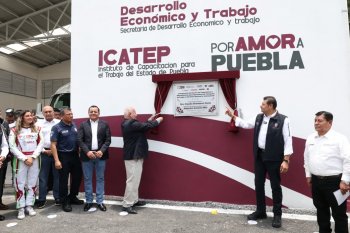 Puebla inaugura centro único de capacitación para operadores de carga con certificación internacional