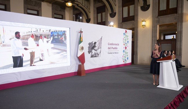 Sheinbaum inaugura Glorieta de las Mujeres Libres en Baja California Sur con inversión de 700 mdp