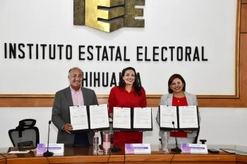 Firman convenio para fortalecer formación cívica en escuelas de Chihuahua