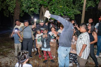 FPMC realiza quinta edición de la 'Noche del Murciélago' en Cozumel para promover su conservación