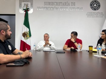Protección Civil de BCS y Consulado de EU refuerzan coordinación ante emergencias