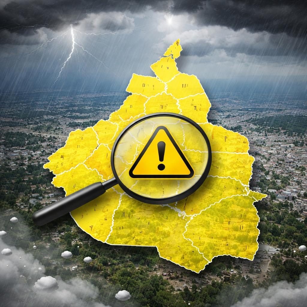 Alerta amarilla en 11 alcaldías de la CDMX por lluvias fuertes y granizo este martes