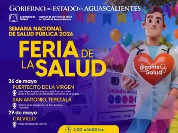 ISSEA ofrece servicios gratuitos de salud en ferias de Aguascalientes