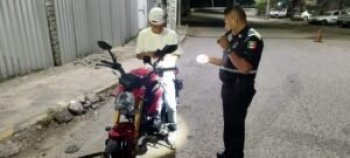 SSP Guerrero refuerza operativo 'Casco Seguro'; aplica 399 infracciones y remite 120 motos al corralón