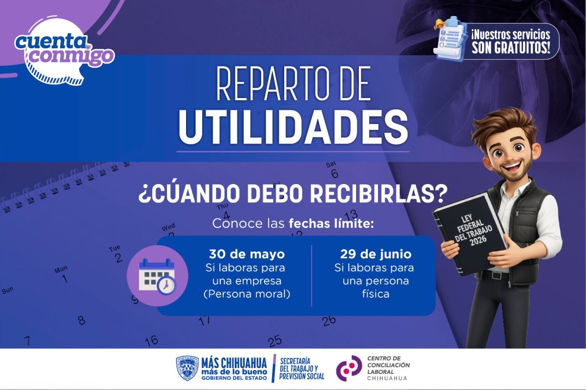 STPS: 30 de mayo, fecha límite para pago de utilidades a trabajadores