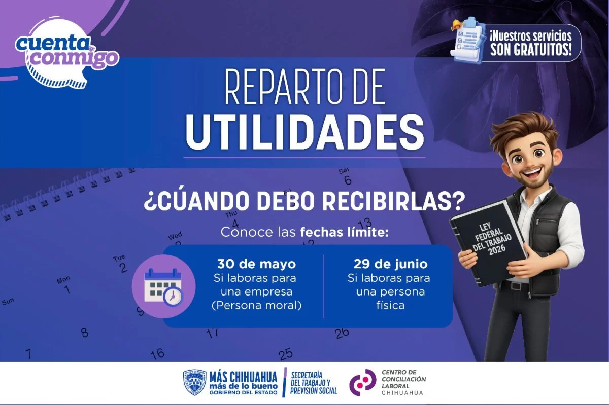 STPS: 30 de mayo, fecha límite para pago de utilidades a trabajadores