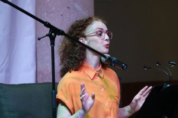 Actriz Irene Repeto da voz a Guadalupe Dueñas en el Museo Zacatecano