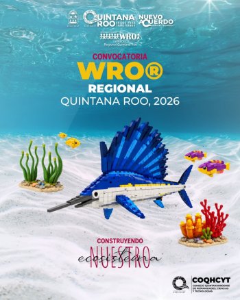 COQHCYT invita a estudiantes a competencia de robótica educativa WRO México 2026 en Cancún