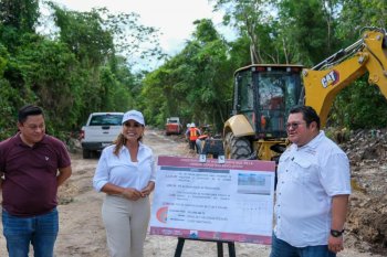Inicia construcción de barda perimetral en Unidad Deportiva Revolución de Cozumel con inversión de 11.1 mdp