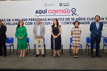 Más de 700 adultos obtienen certificado de bachillerato en Querétaro con programa “Contigo”