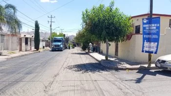 SCOP rehabilita más de 10 mil m² de vialidades en colonias de Chihuahua