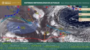 Tormentas fuertes y calor extremo azotarán Oaxaca este miércoles