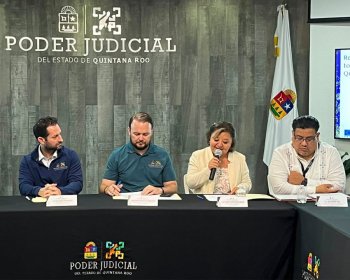 Participa SABGOB en conversatorio entre jueces y fiscales sobre tortura en Quintana Roo