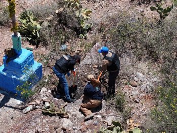 Gobierno de Zacatecas realiza búsqueda de personas desaparecidas en Casa Blanca, Guadalupe