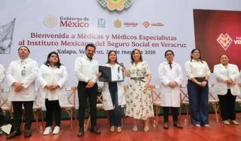 IMSS incorpora a 516 médicos especialistas en Veracruz para fortalecer servicios de salud