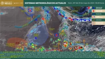 Lluvias fuertes y tormentas eléctricas continuarán en Oaxaca: Protección Civil