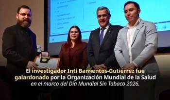 OMS reconoce a investigador mexicano por su labor en control del tabaco y nicotina