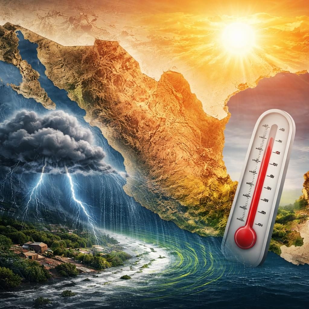 Clima hoy sábado 30 de mayo: lluvias intensas en el sur y calor de hasta 45 grados en varios estados
