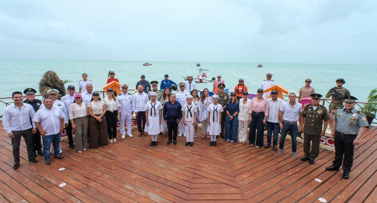 Mara Lezama encabeza conmemoración del Día de la Marina en Chetumal y reconoce labor de la Semar