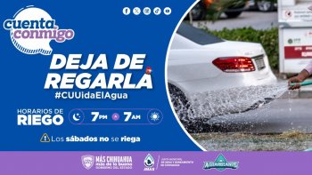 JMAS de Chihuahua pide respetar horarios y días de riego para evitar desperdicio de agua