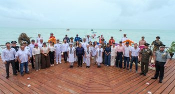 Mara Lezama encabeza conmemoración del Día de la Marina en Chetumal y reconoce labor de la Semar