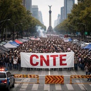 Paro nacional y marcha de la CNTE en CDMX y estados: ruta, calles cerradas y qué piden, minuto a minuto