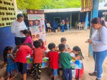 Más de 200 niños de zona cañera reciben atención integral en jornadas de restitución de derechos en Quintana Roo
