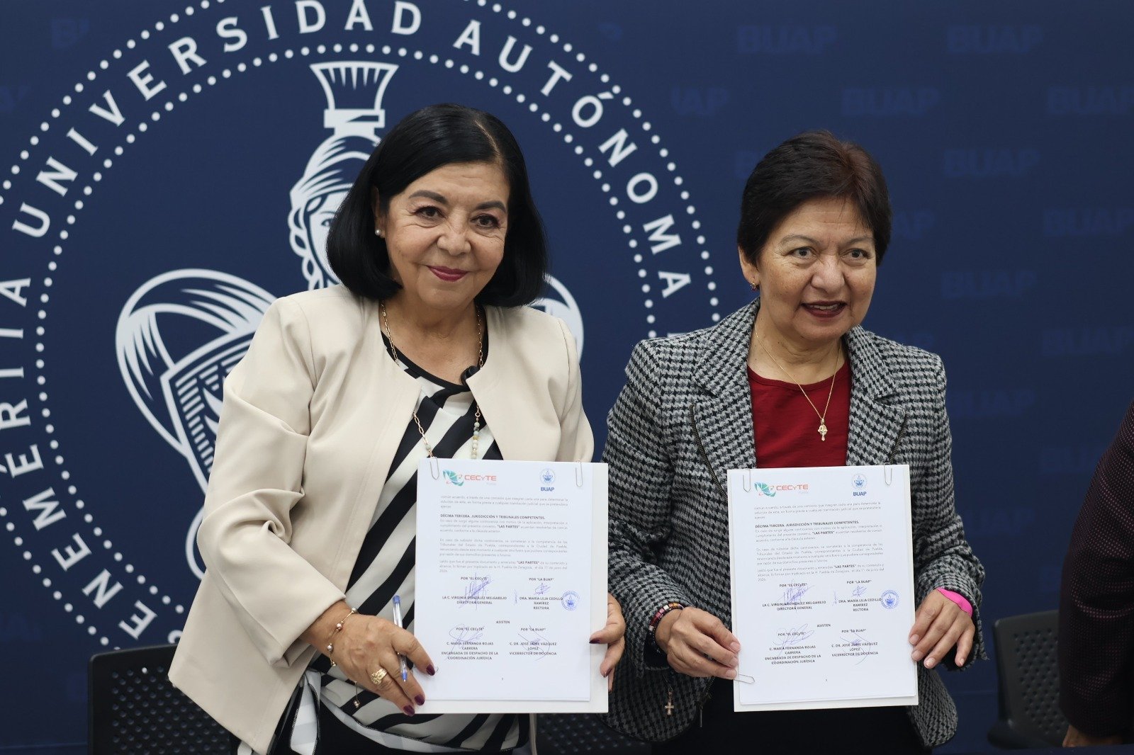 CECyTE Puebla y BUAP firman convenio para fortalecer formación académica y vinculación