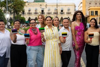 Colima inicia Mes del Orgullo con pinta de cebra peatonal inclusiva y conversatorio