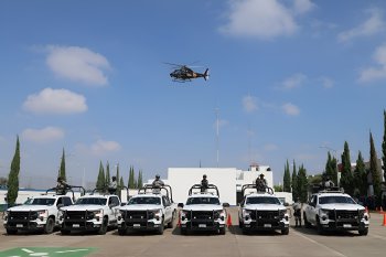 Despliegan operativo "Puebla Segura" en zona norte de la capital con más de 180 elementos