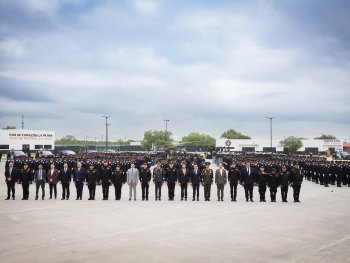 Gobernador de Nuevo León encabeza graduación de 133 cadetes de Fuerza Civil