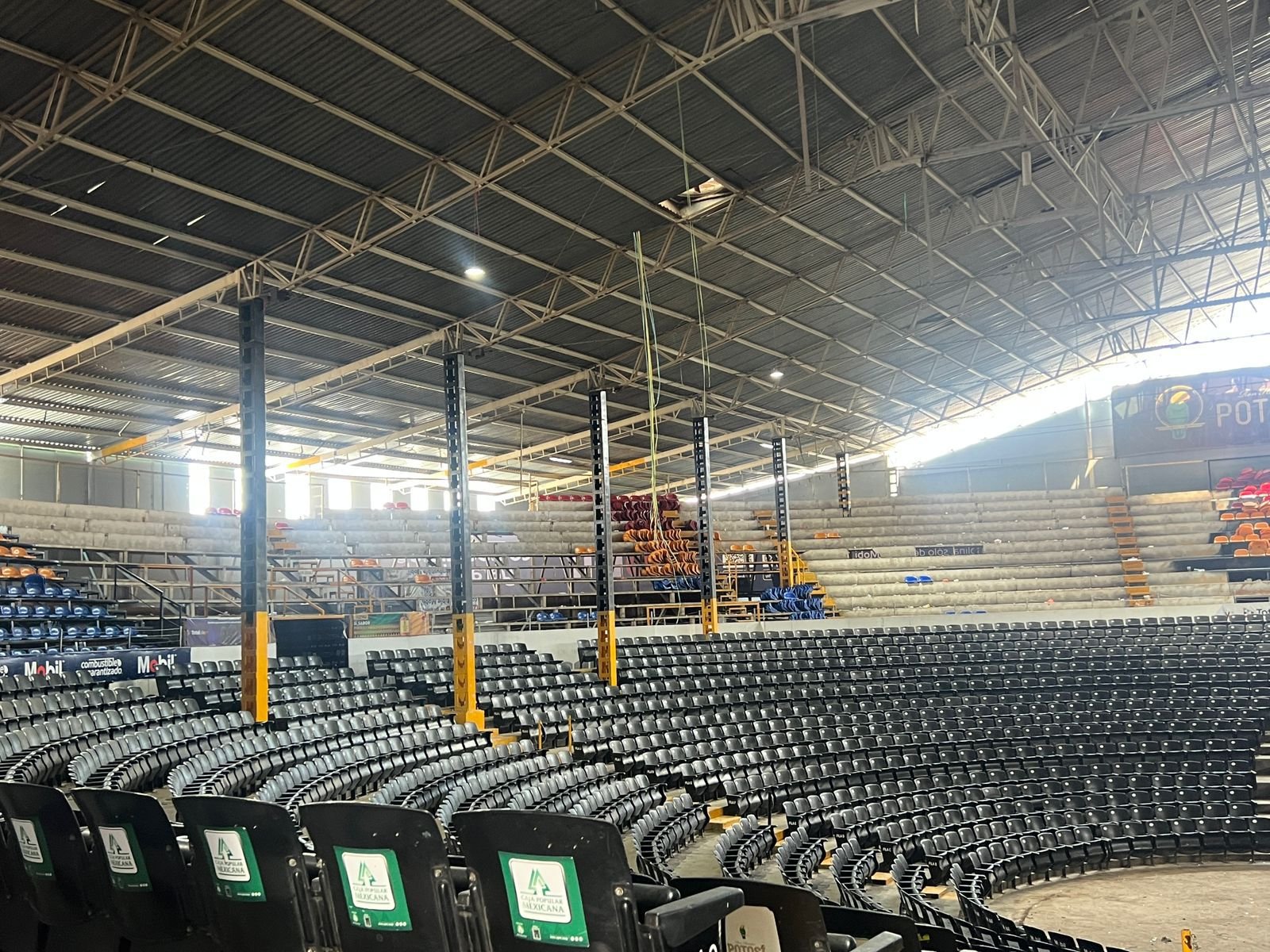 Gobernador de SLP supervisa mantenimiento de la Fenapo para renovar espacios públicos
