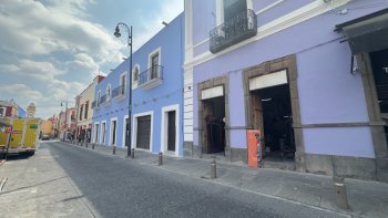 Gobierno de Puebla concluye rehabilitación de fachadas en Calle 6 Norte del Centro Histórico