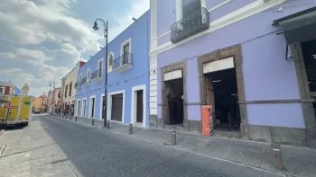 Gobierno de Puebla concluye rehabilitación de fachadas en Calle 6 Norte del Centro Histórico