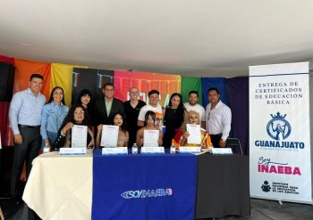 INAEBA y Familia Ofarrell firman convenio para llevar educación gratuita a la comunidad LGBTTTIQ+ en León