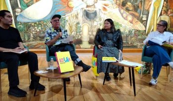 Presentan catálogo de AztLÁn, túnel del tiempo en Bellas Artes; lo definen como cartografía de la resistencia