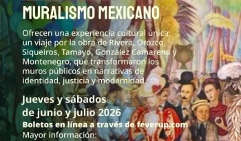 Rutas del Muralismo Mexicano: visitas guiadas por el INBAL durante Mundial 2026