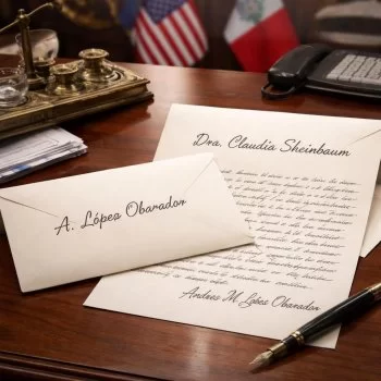 Sheinbaum agradece a AMLO su carta de apoyo en medio de tensiones con Estados Unidos
