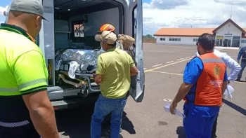 Trasladan vía aérea a hombre herido por explosión de gas en Creel, Chihuahua