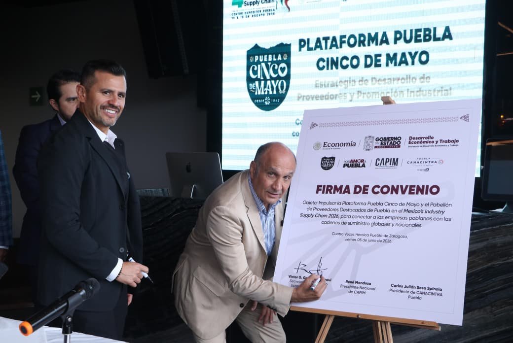 Gobierno de Puebla lanza estrategia para integrar empresas locales a cadenas globales de suministro