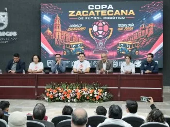 Gobierno de Zacatecas realiza Primera Copa de Fútbol Robótico 2026 para impulsar vocaciones científicas