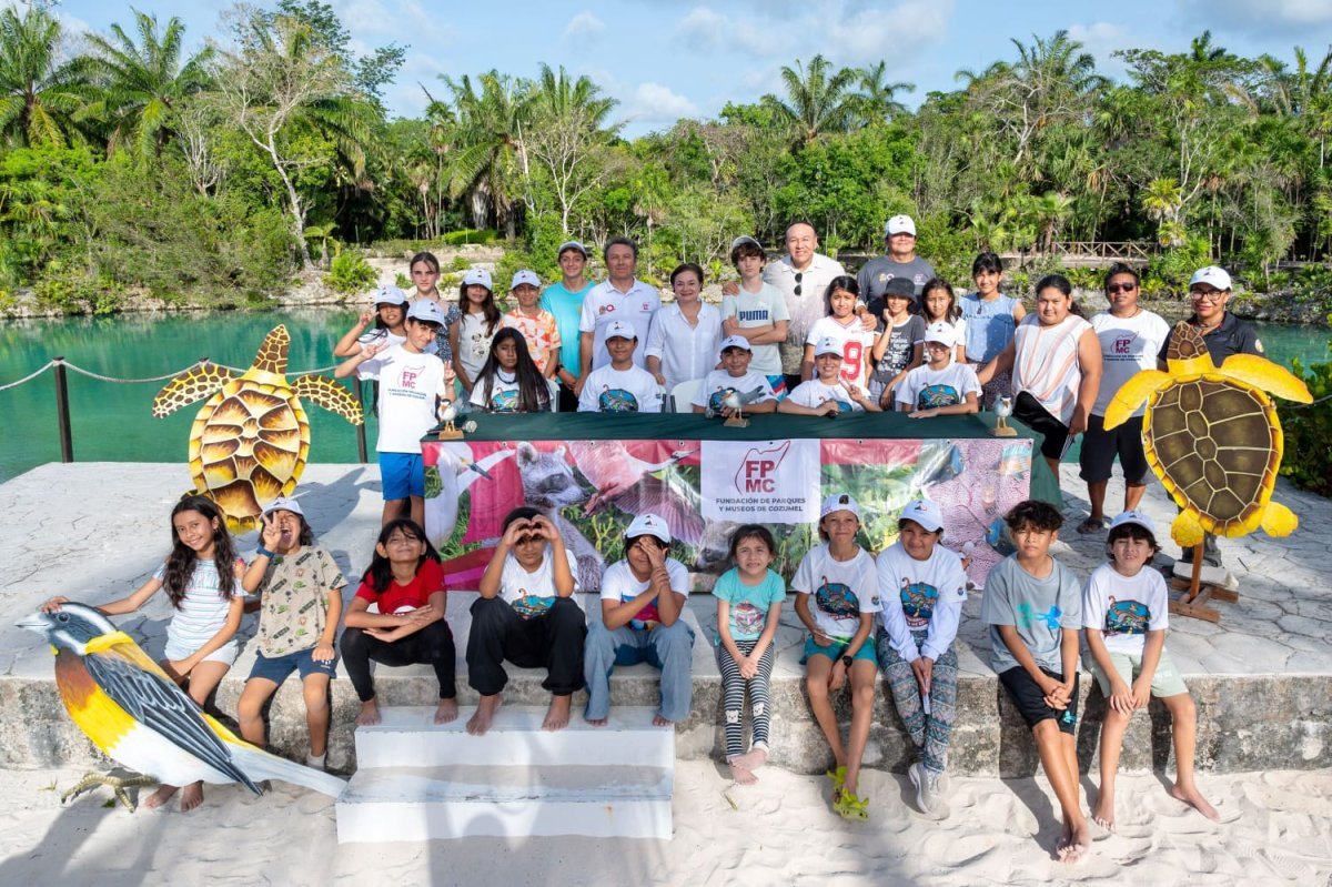 Niños y niñas de Cozumel alzan la voz por el planeta en el XXXII Congreso del Medio Ambiente