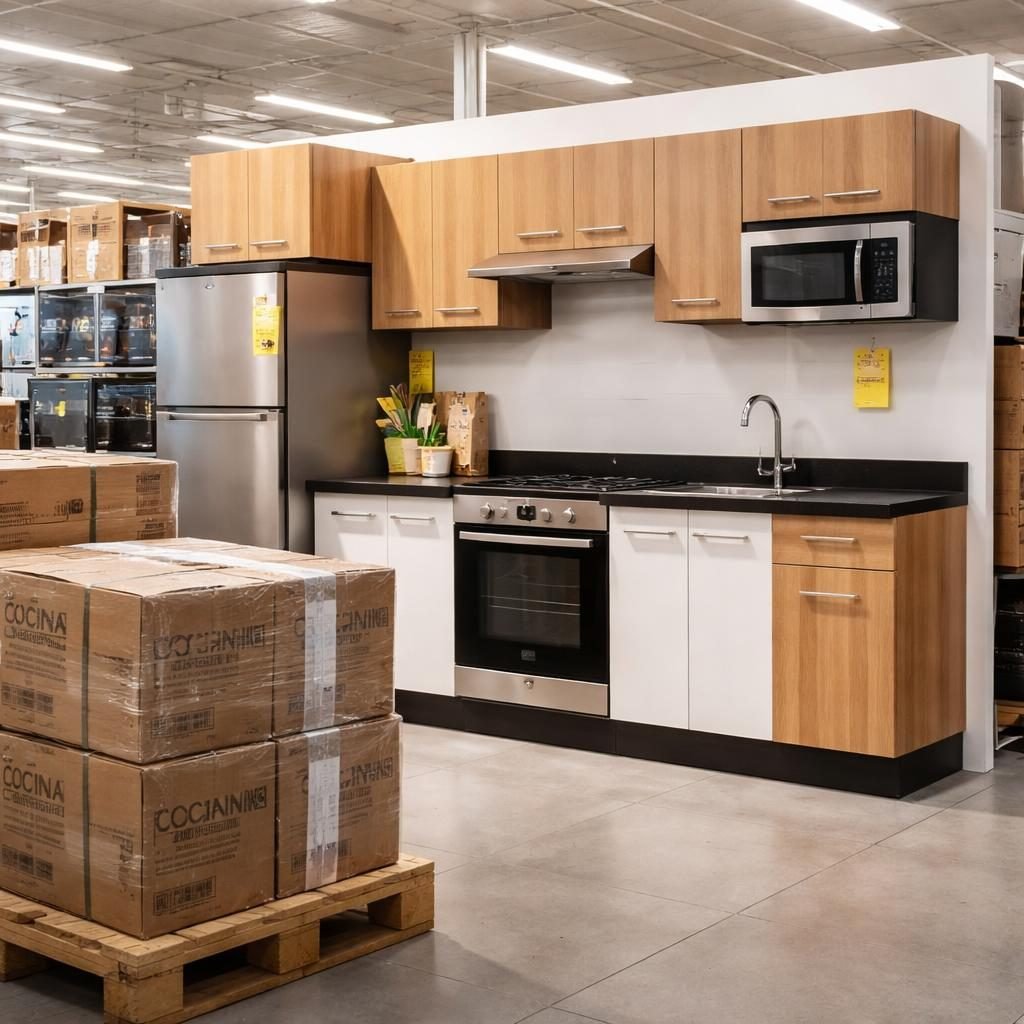 Coppel remata cocina integral Madesa Emilly Top en menos de 5 mil pesos