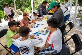 FPMC fomenta educación ambiental con rodada infantil en el Parque Urbano Corazón de Cozumel