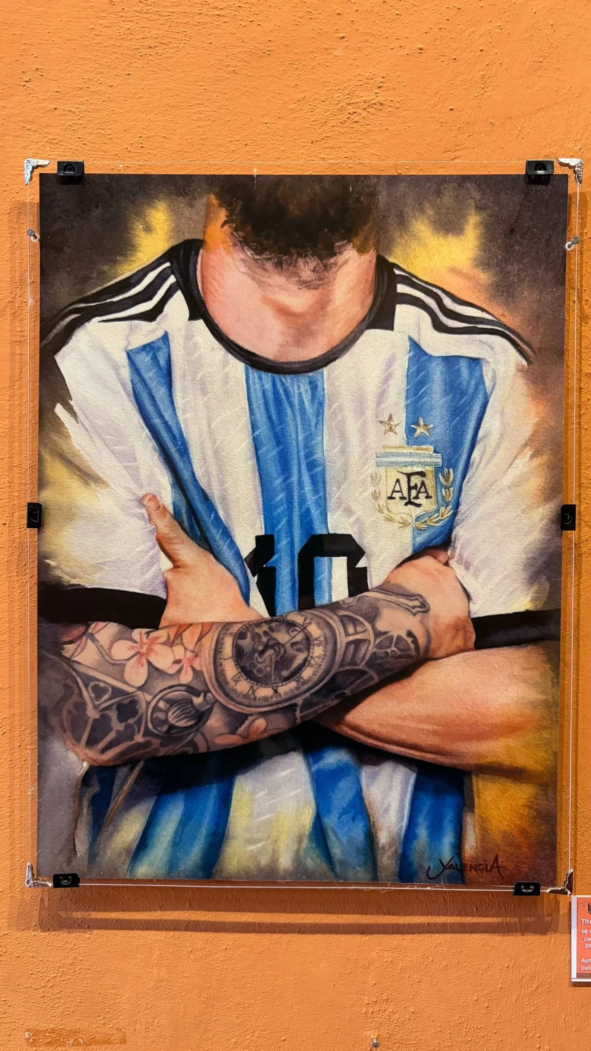Acuarela Mundialista: el arte rinde homenaje al futbol en Querétaro