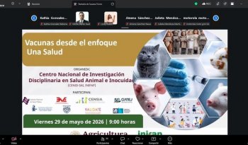 Capacitan a profesionales en vacunas con enfoque Una Salud en curso virtual